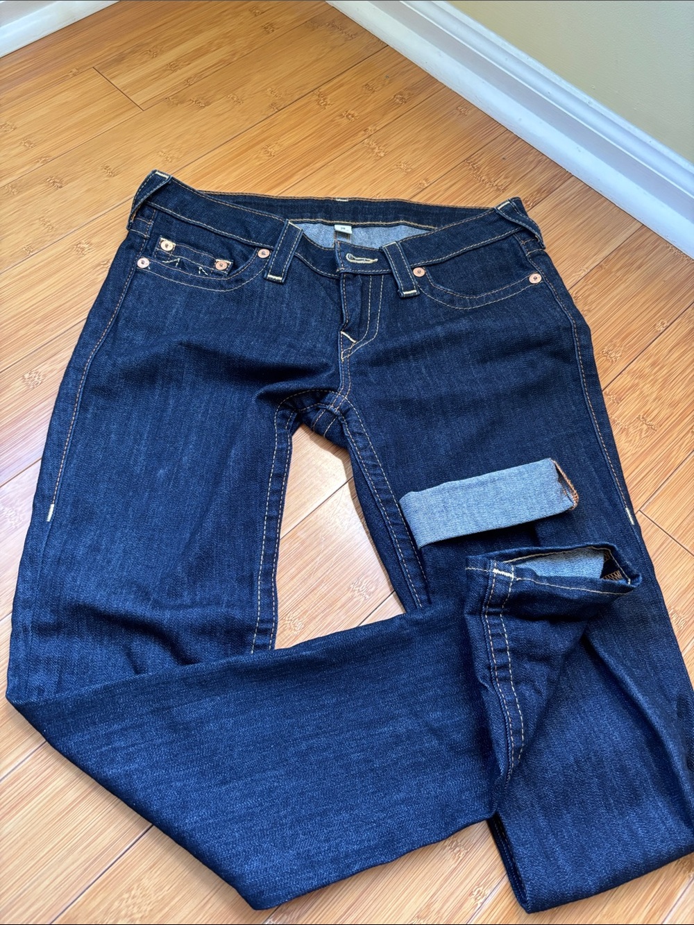 True Religion Classic Dark Blue Women's Skinny Jeans